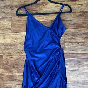 Windsor Blue Mini Party Dress